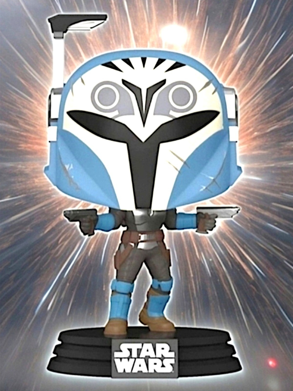 Star Wars Bo-Katan Kryze Blue & White Pop! Vinyl